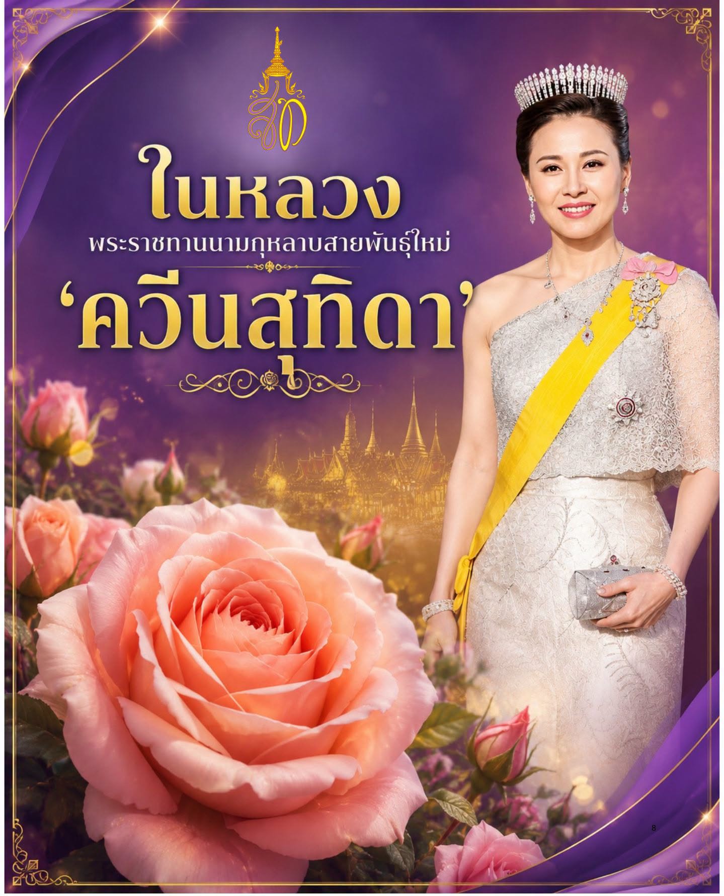 กุหลาบควีนสุทิดา 